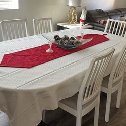 Dining Table With Six Chairs