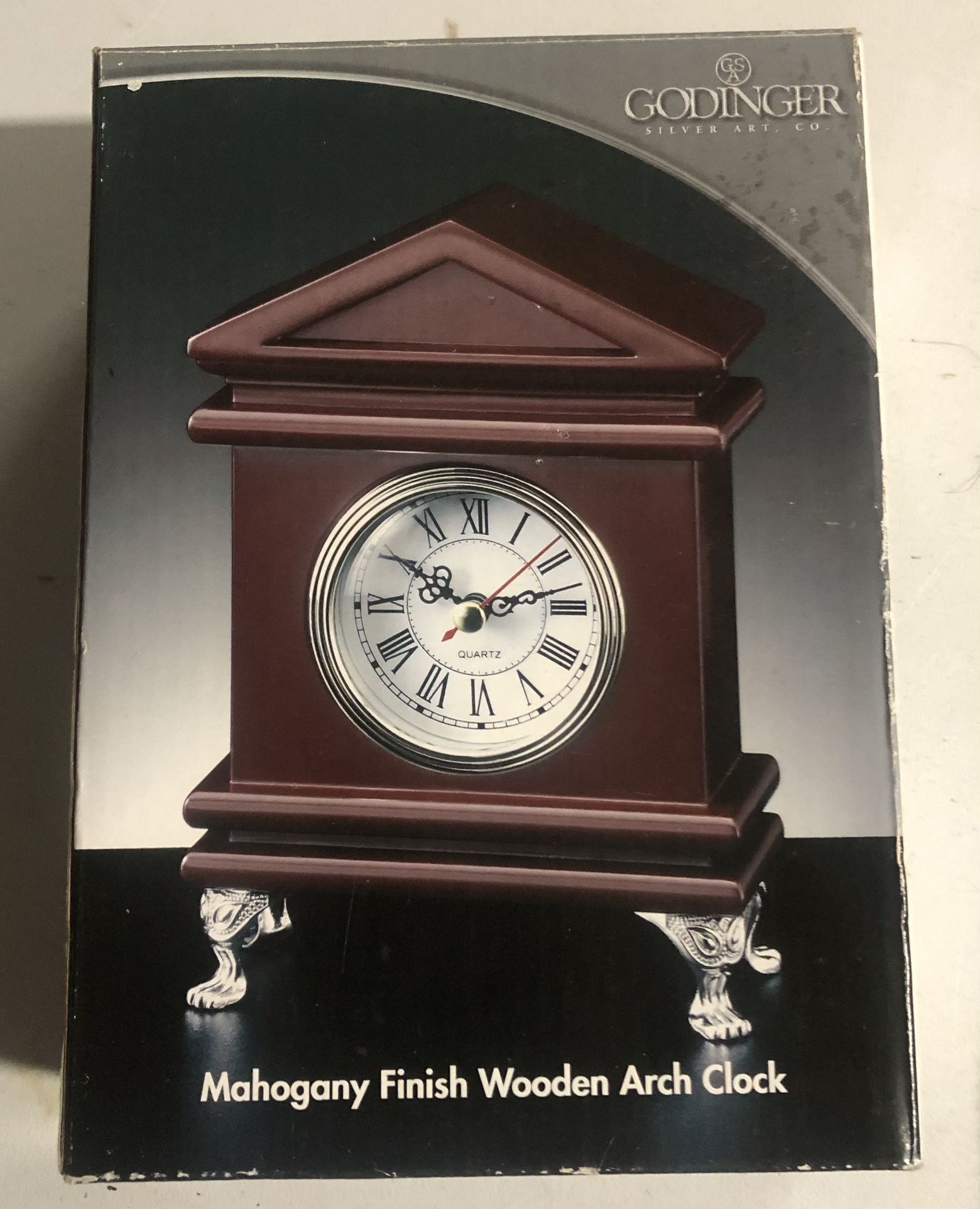 Godinger Mahagony Clock