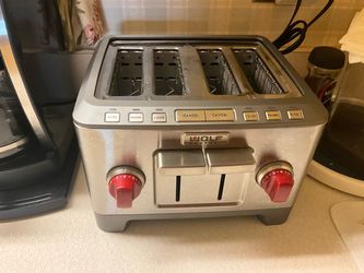 Wolf toaster.. Solid stainless steel Construction..