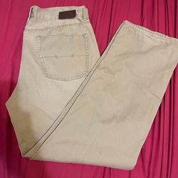 Polo Ralph Lauren 650 STRAIGHT Beige 5-Pocket Dungarees Men’s Pants Sz 36X30