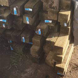 4x4 Pressure Treated GROUND CONTACT COPPER AZOLE TYPE Wood