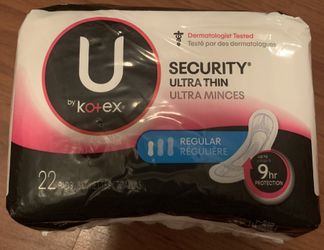 Kotex ultra thin liners 22 count regular size