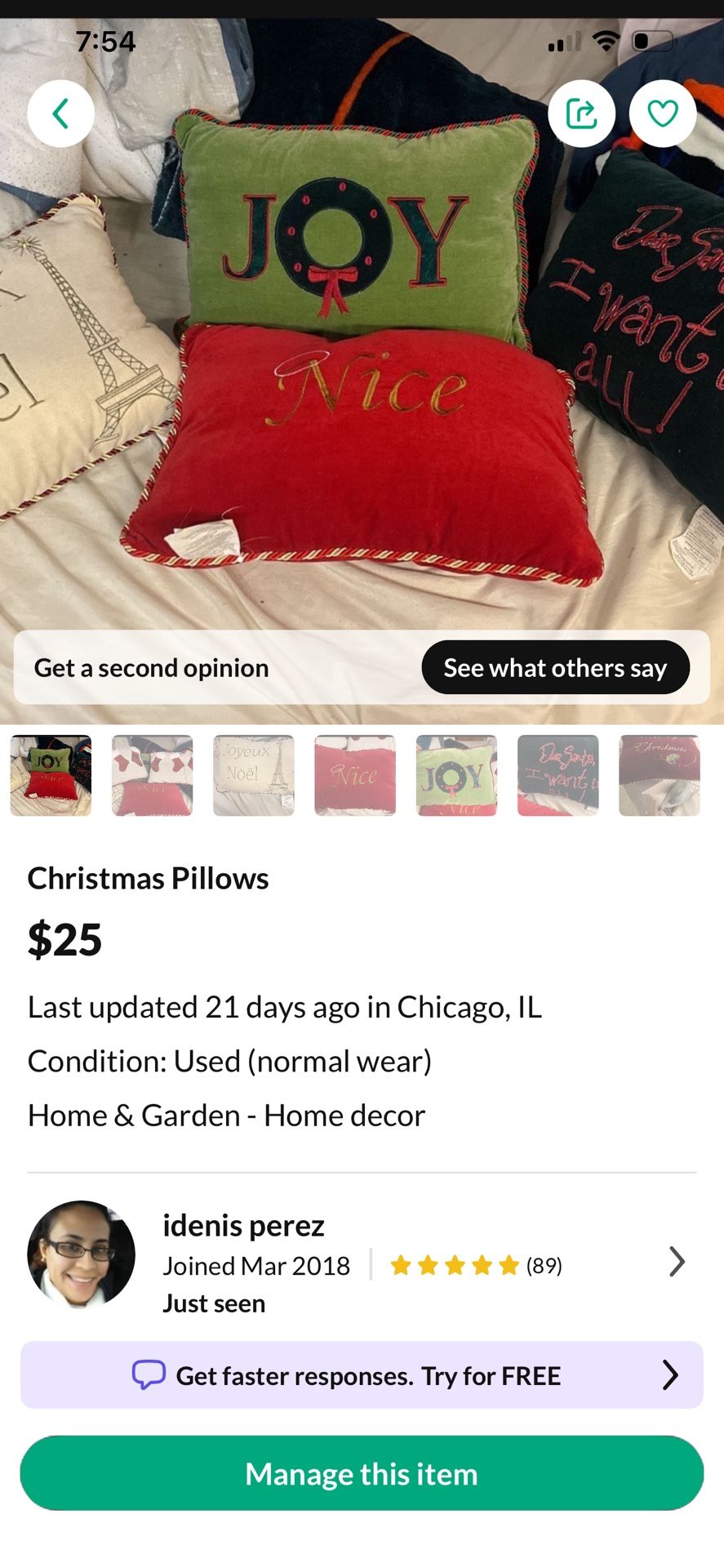 Christmas Decor Pillows