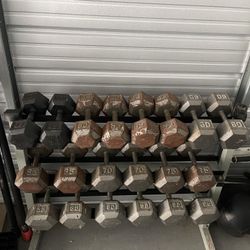 45-95(Excluding 80s) Dumbbell Set