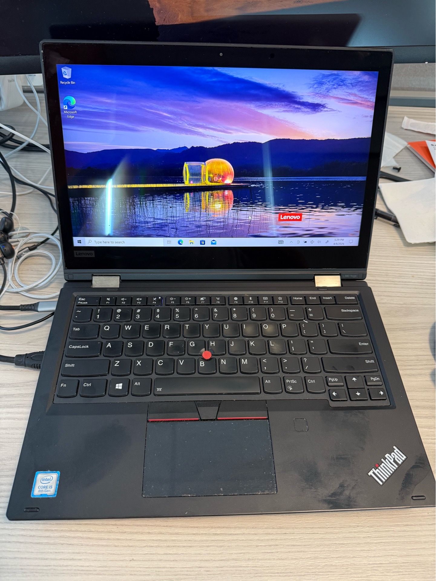 Lenovo thinkpad L380 Yoga laptop computer i5 cpu 8GB RAM touchscreen with stylus