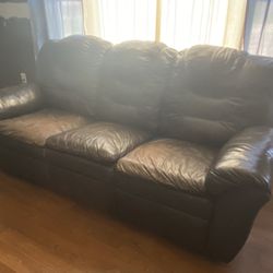 Brown Recliner Couch $50