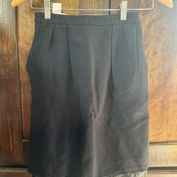 Vintage, 100% Wool, Pencil Skirt