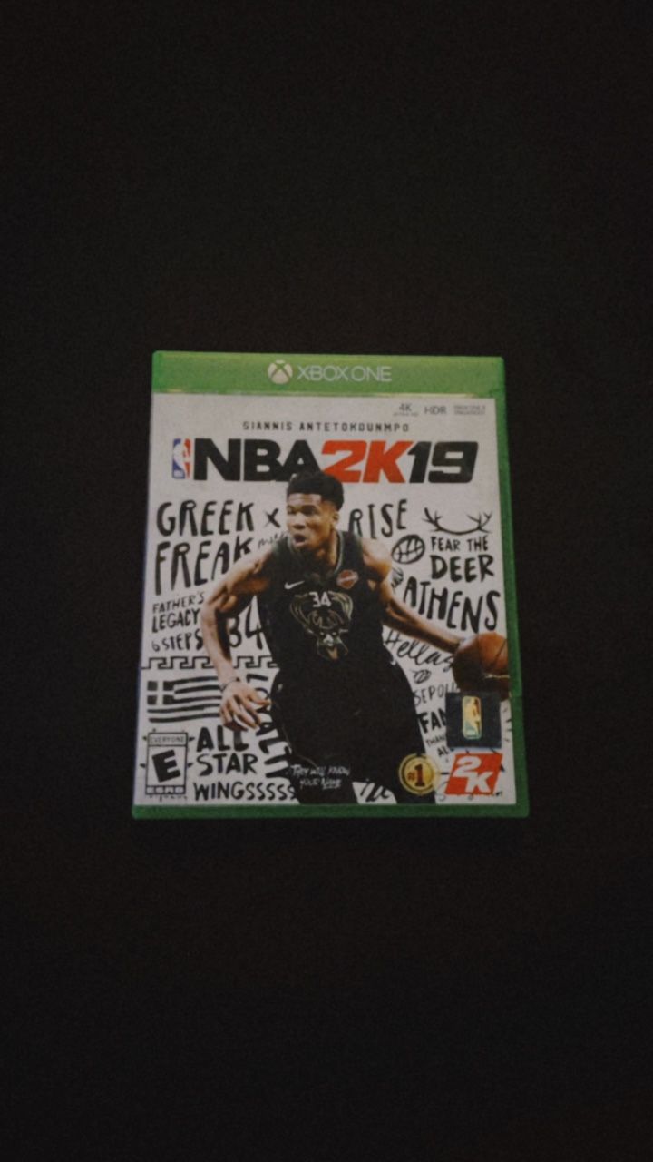 NBA 2k19 Xbox One Game Disc.