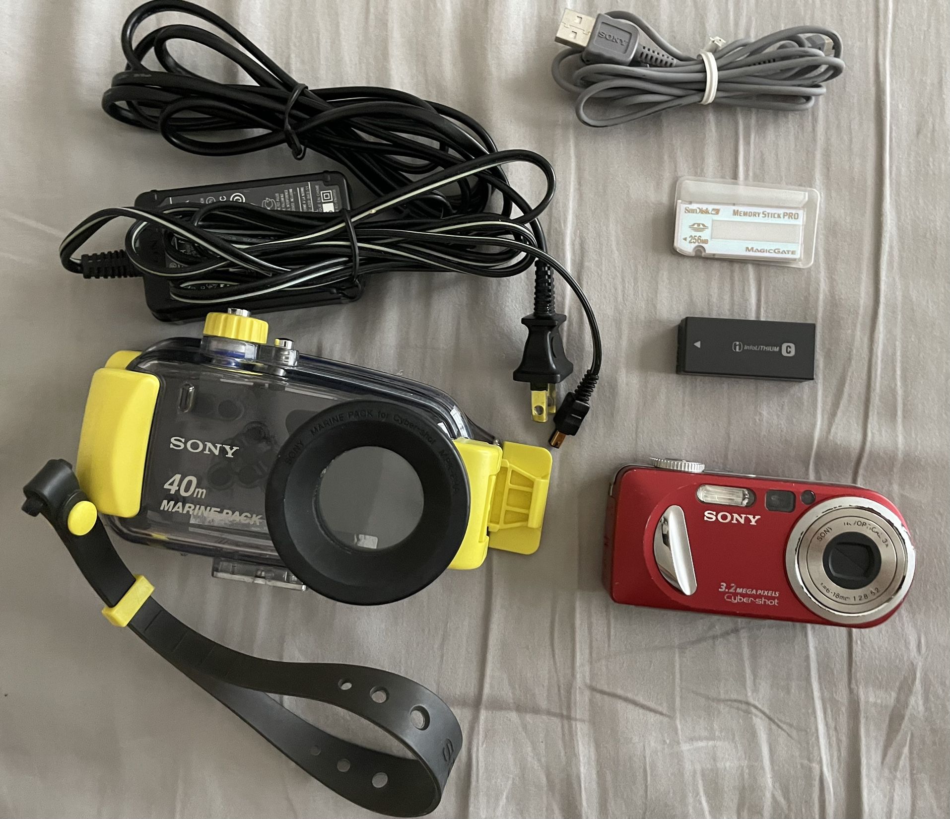 Sony DSC P8 With Marine Pack 