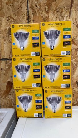 GE Ultra Bright LED PAR38 Floodlight Bulbs – 6 Pack
