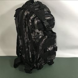 Tactical Backpack, Military Backpack 30L  for Outdoor Hiking Camping Trekking Fishing Hunting. Black Python