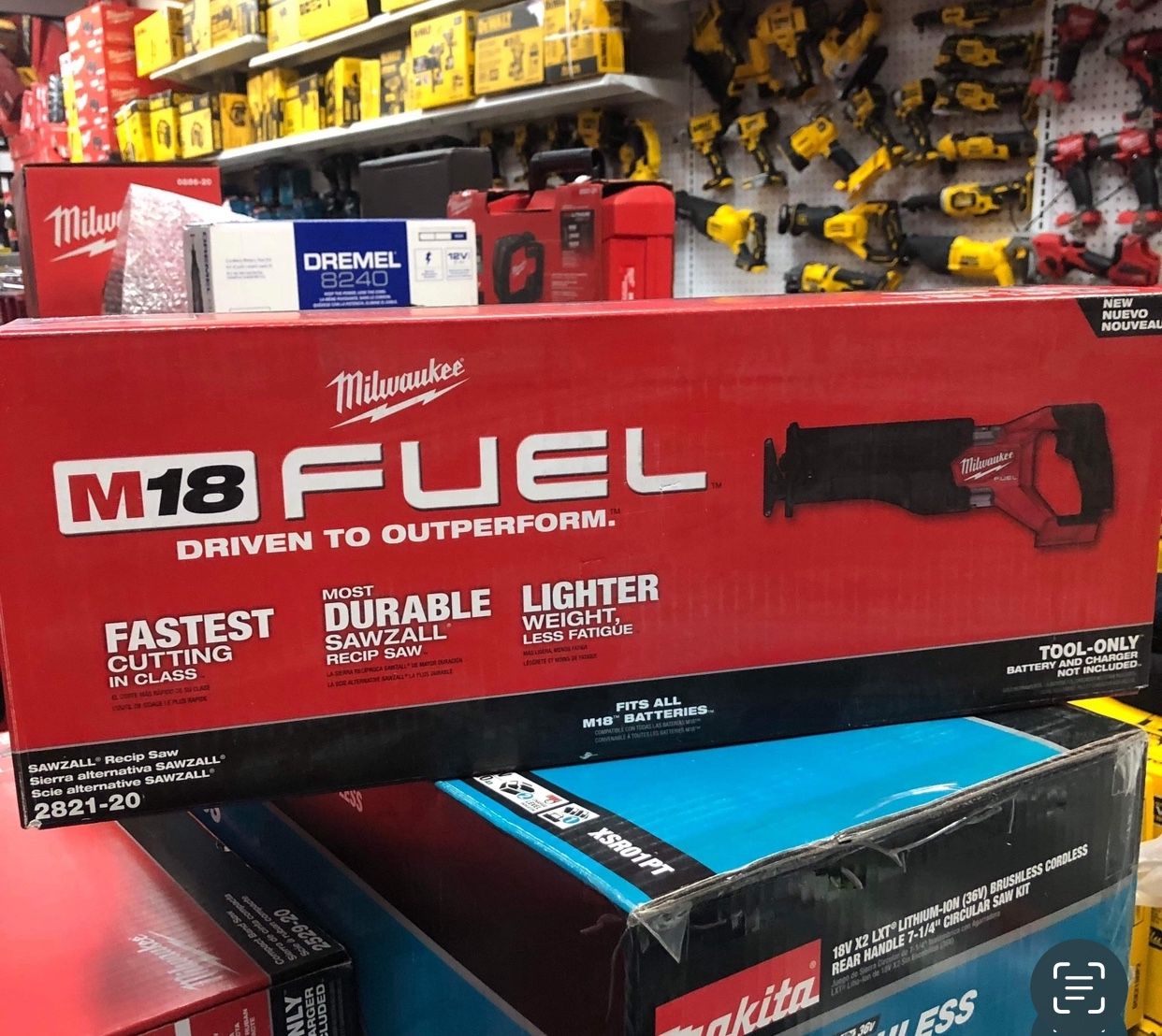 Milwaukee New Saw Zall 18M Fuel