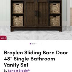 48 In Unopened Box New Bathroom Vanity 