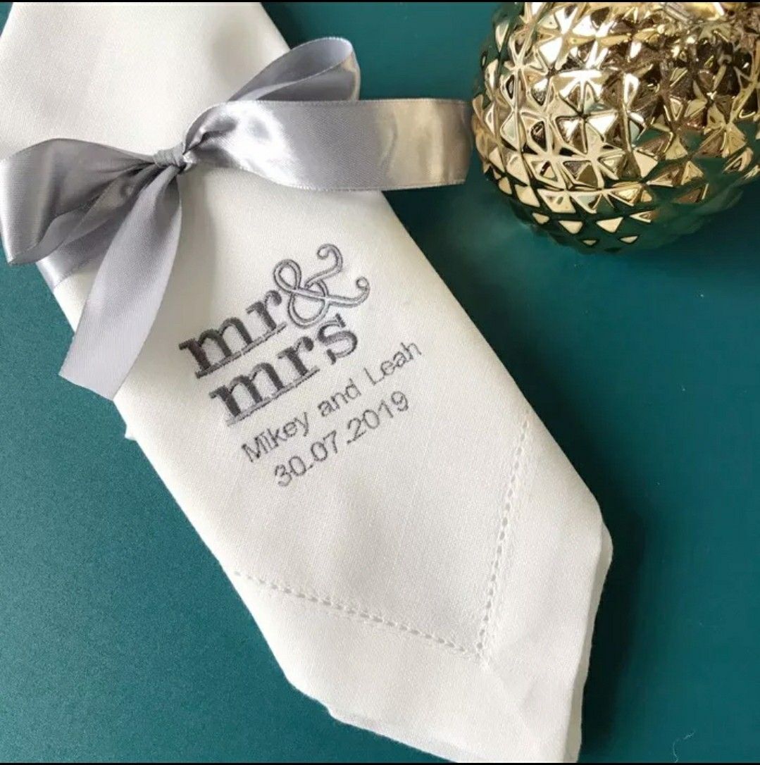 Wedding- Mr & Mrs Personalized Napking (2)