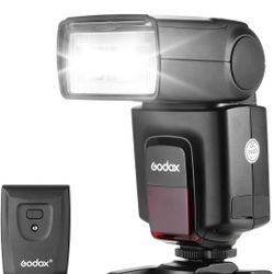 GODOX TT520II Universal Electronic Flash on Speedlite Camera + AT-16 2.4G Wireless Trigger Transmitter Guide Number 33 S1 S2 Replacement Modes for 