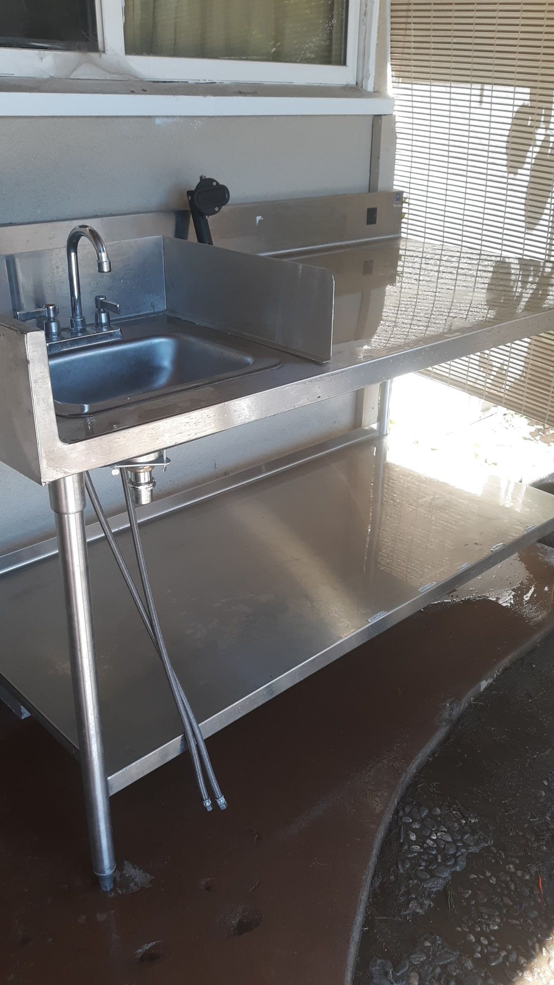 Sink acero inoxidable 72 de largo x 36 de ancho x 42 de alto