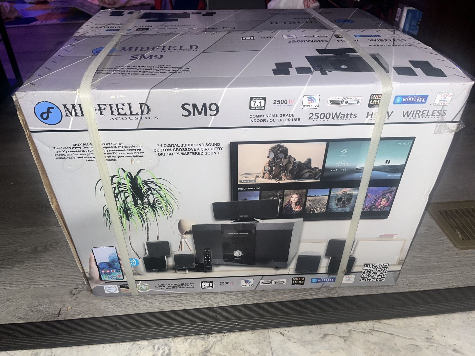 MIDFIELD Acoustics SM9 7.1 Digital Surround Sound