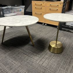 Marble West Elm Tables 