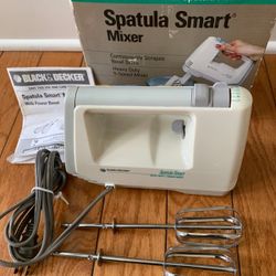 Electric Hand Mixer With Spatula Attachment