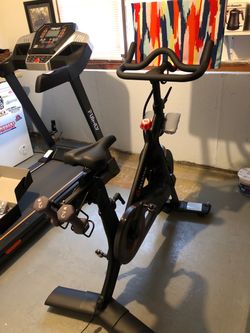 Peloton  Exercise Bike w/tons of extras