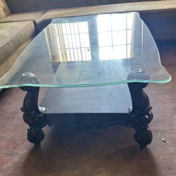 Glass Top Coffee Table