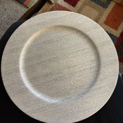 12ct NIB 13” Silver Charger Plates