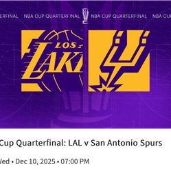 Lakers vs Spurs. NBA cup Elimination Game
