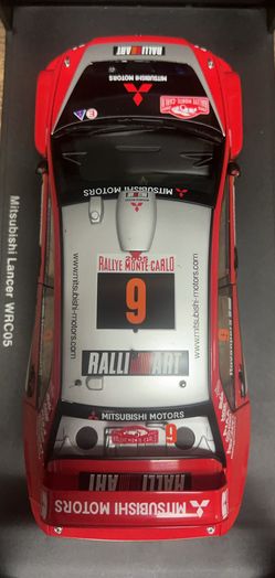 1/18 AUTOart Racing Mitsubishi Lancer WRC05 Rally Monte 1/18 AUTOart Racing Mitsubishi Lancer WRC05 Rally Monte