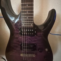 LTD MH-100QMNT with dimebucker pickups 