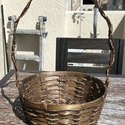 Wicker Round Basket 