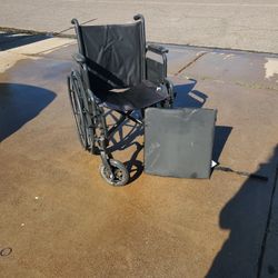 Wheelchair  Seat Is 17 Inches Long And 18 Inches Wide 