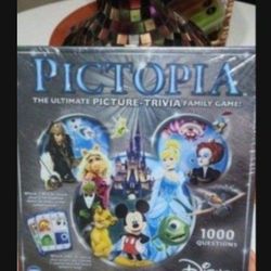 Disney New Pictopia Family Picture-Trivia Game SEALED!