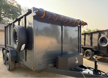 New 12ft Long Hydraulic Dump Trailer with Accessories 👍🏻