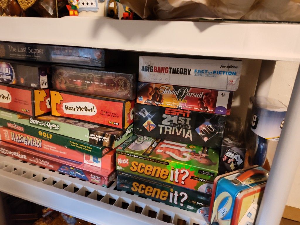 New And Never Used Board Games