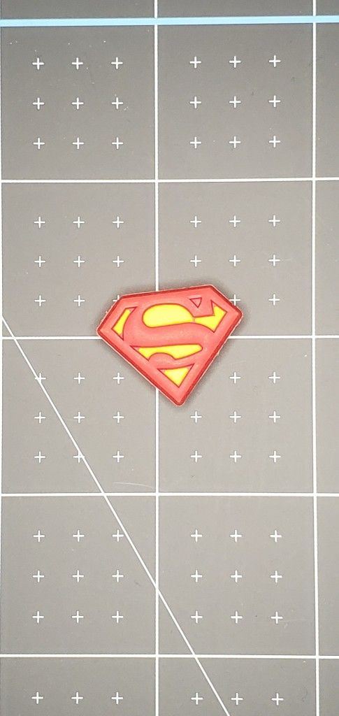 Superman Logo Croc Charm