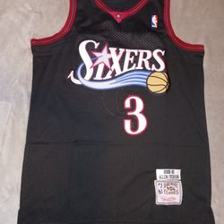 Allen Iverson 76ers Jersey Size L M 