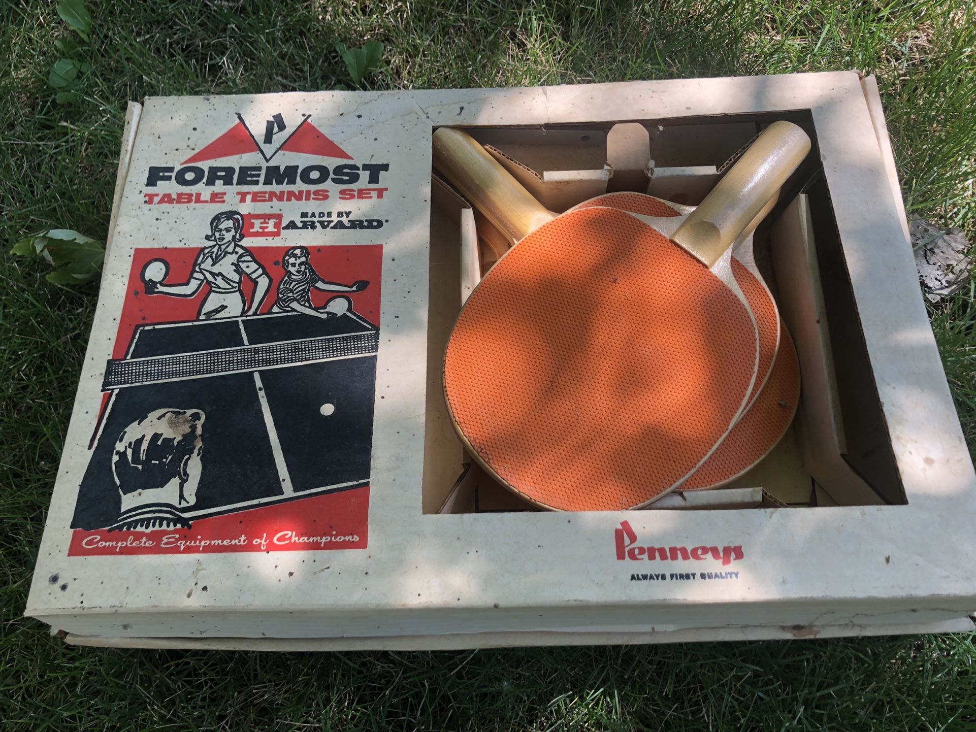 Vintage table tennis/ping pong set
