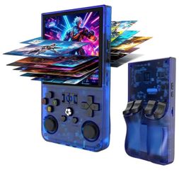 Retro Game Console R36MAX Handheld Game Console with 64GB Preloaded Games,