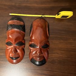 African mask Carving - Real Wood 