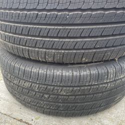 235/55/19 Michelin Only 2 Very Good Condition  One Have Patch
