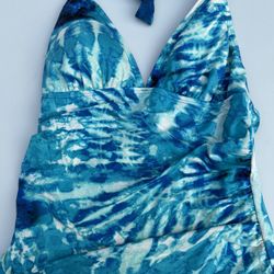 Calvin Klein Halter Style Tankini Top 