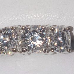 Sterling Silver Cz Ring