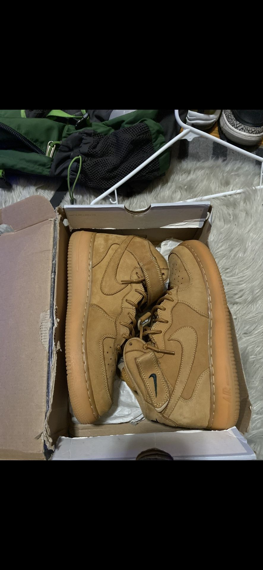 Nike Air Force 1 Mid Flax 2016
