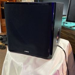 Powered Subwoofer Yamaha Good Sub For Av Receivers 
