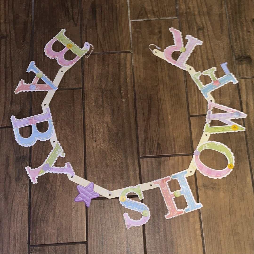 Pastel Baby Shower Banner