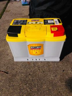 Brand New Yellow Top Optima Car Battery