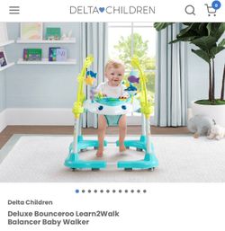 DELTA CHILDREN BOUNCEROO DELUXE Learn2 Walk Balancer Baby Walker