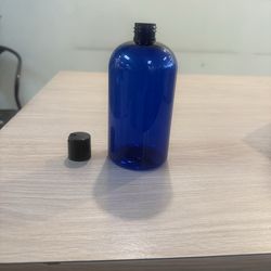 Plastic bottle with caps