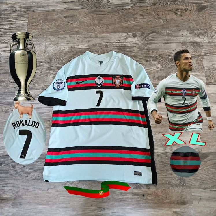 Nike Portugal FPF Cristiano Ronaldo 2020/2021 Away Jersey Rare XL