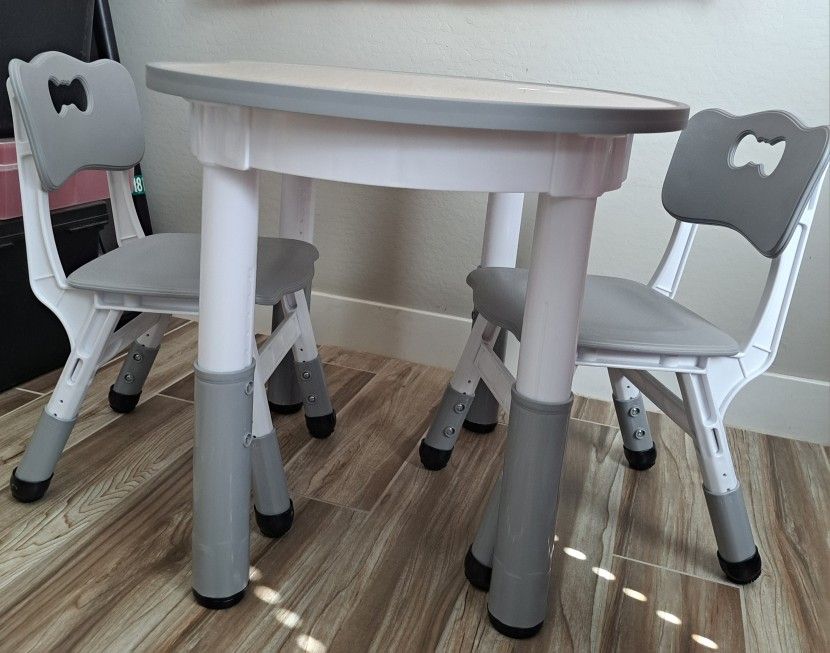 Toddler Adjustable Table and Chair Set